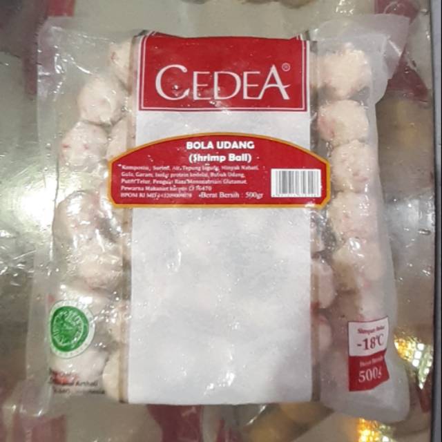 

Cedea shrimp ball (bola udang) 500gr