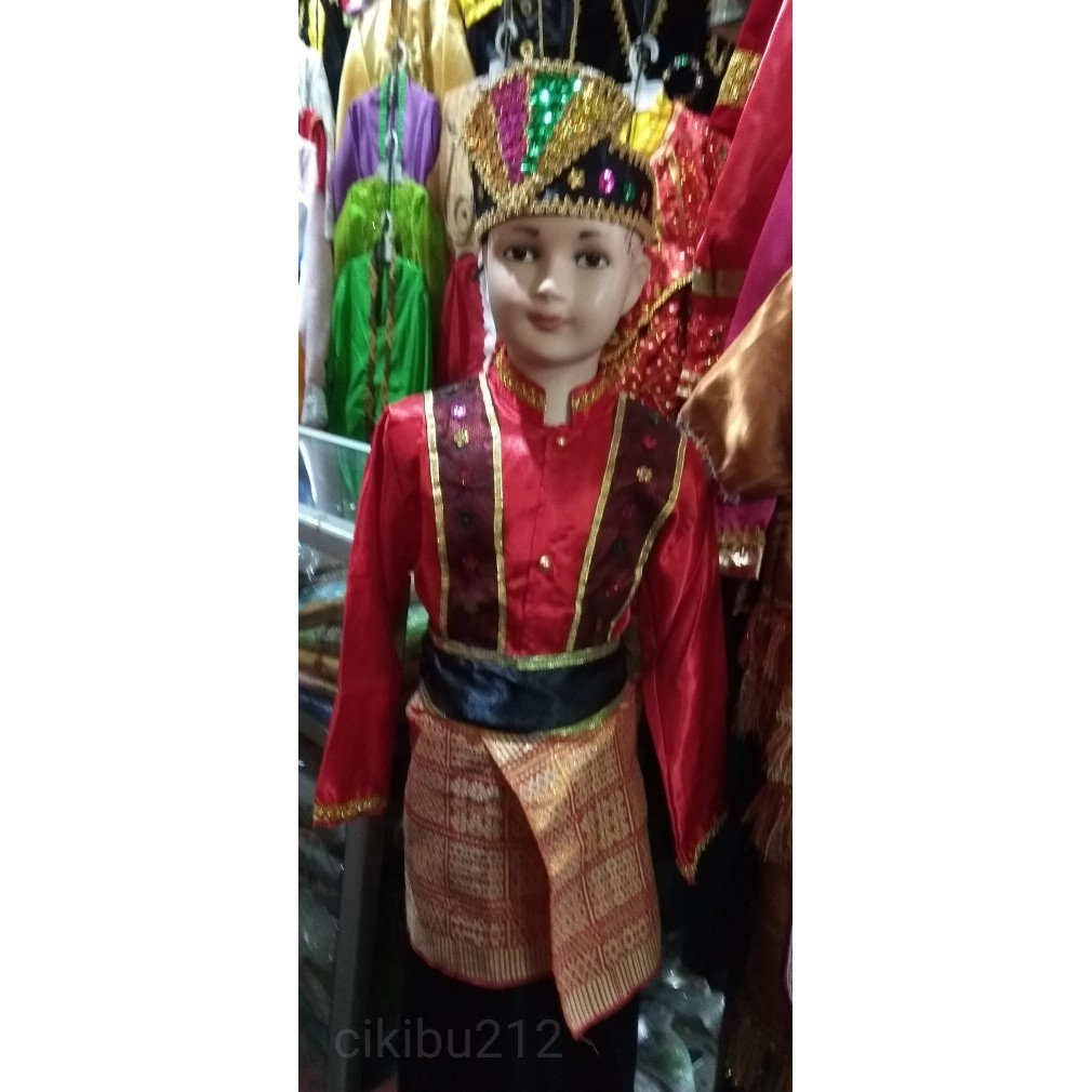 Baju adat aceh Saman anak TK,/SD