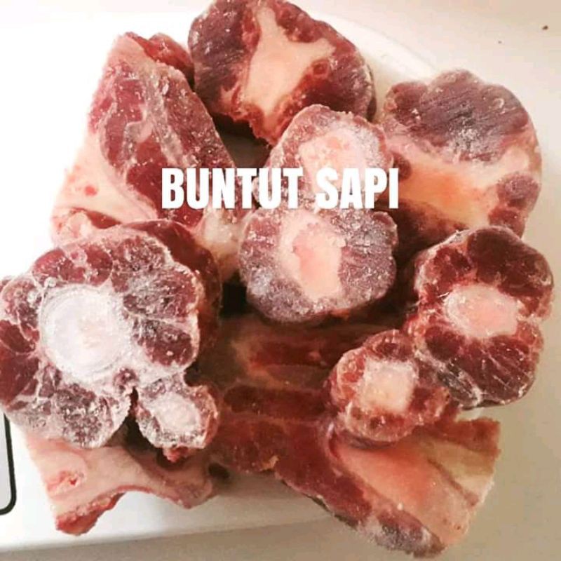 buntut sapi lokal 1 kg