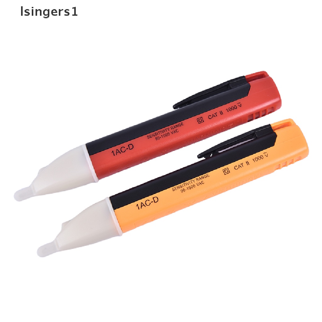 (lsingers1) 1pc Pen Tester Voltase Listrik AC 90-1000V Tanpa Kontak Sensor Detektor Power