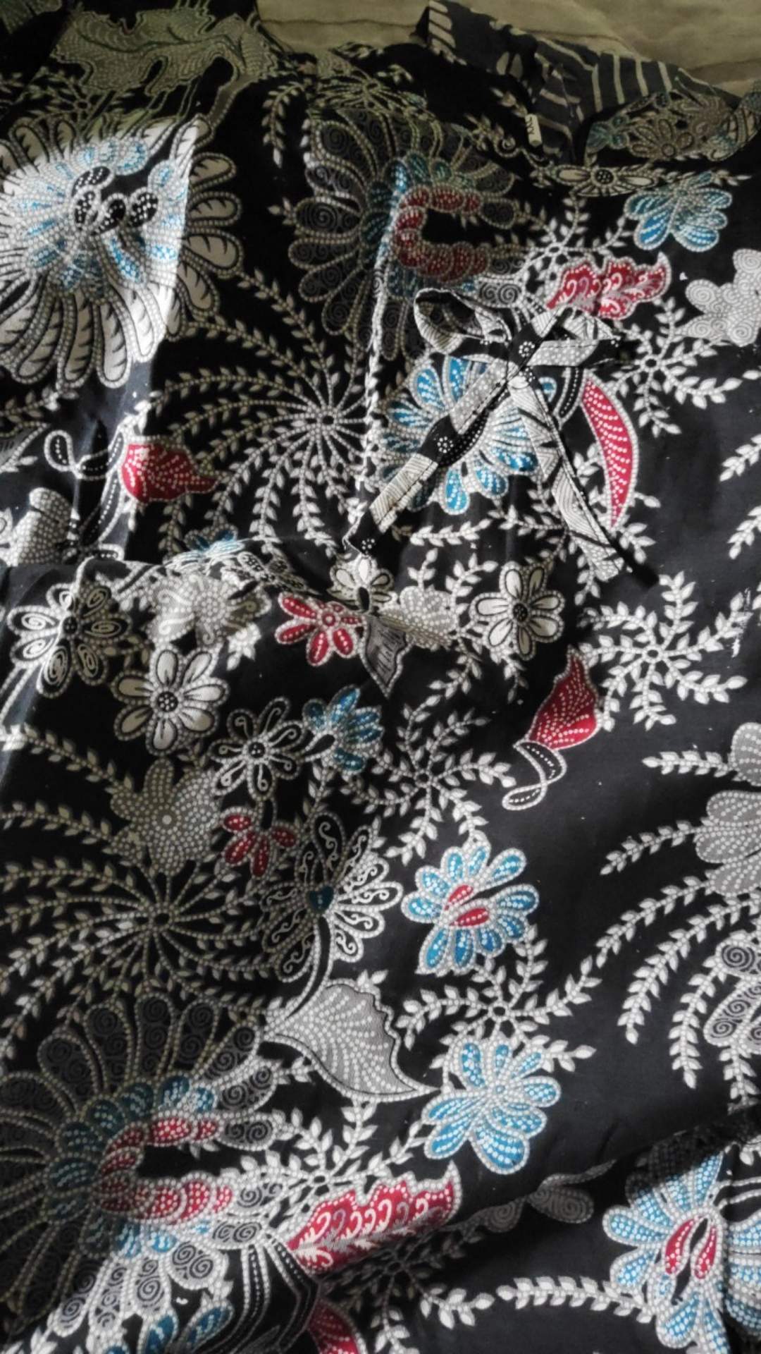 Tey-17 Batik Wanita Asj Sa Hrb026 Kenongo Kemeja Tosca Pendek