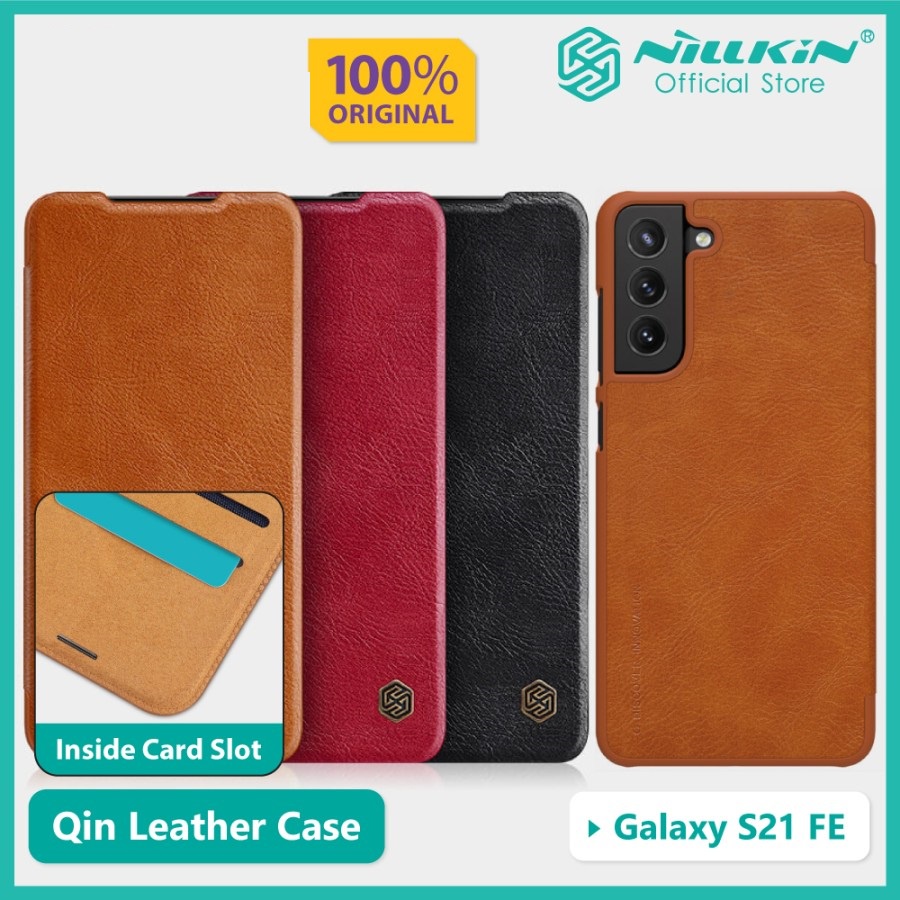 NILLKIN QIN Samsung S21 FE Case Lether FLIP