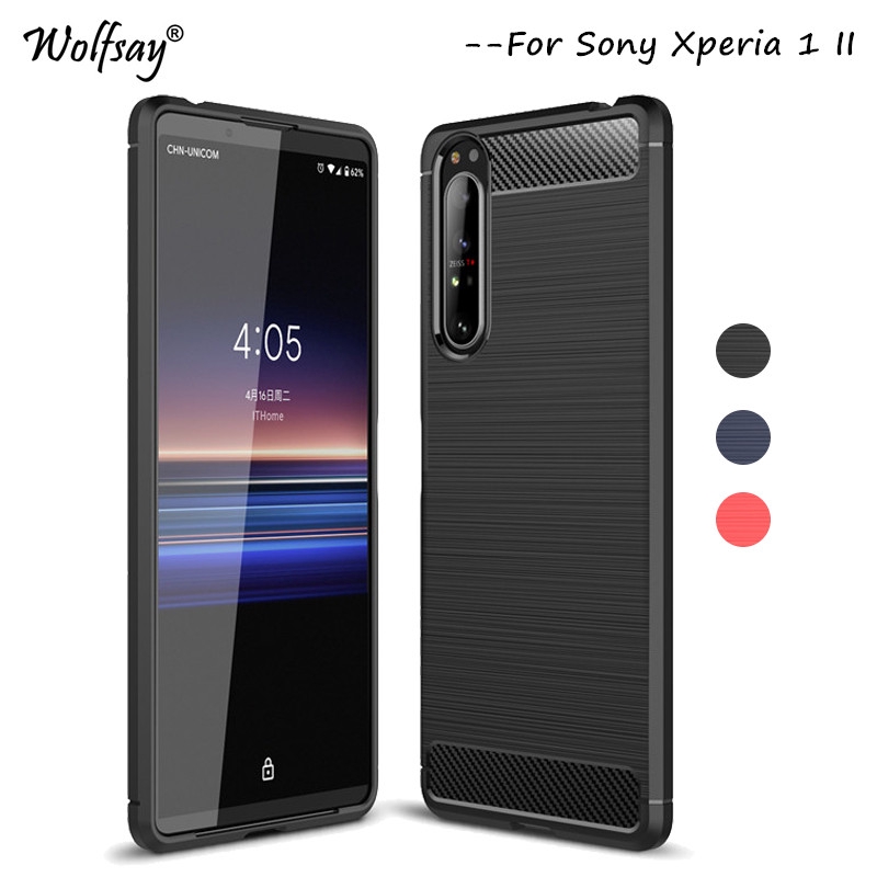 Sony Xperia 1 Ii Phone Case Soft Bahan Karet Silikon Untuk Case Shopee Indonesia