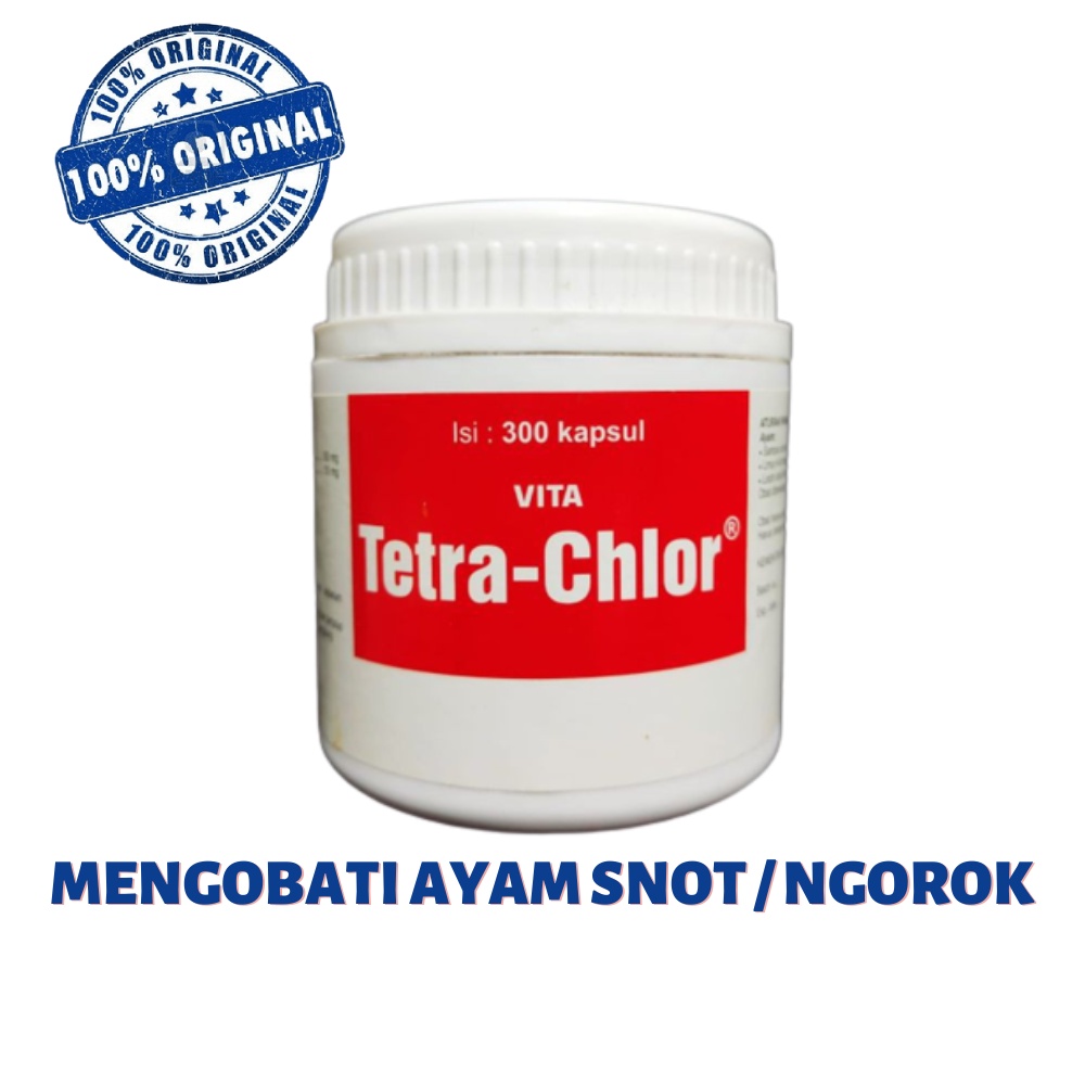 Tetra chlor 300 kapsul obat ayam sakit