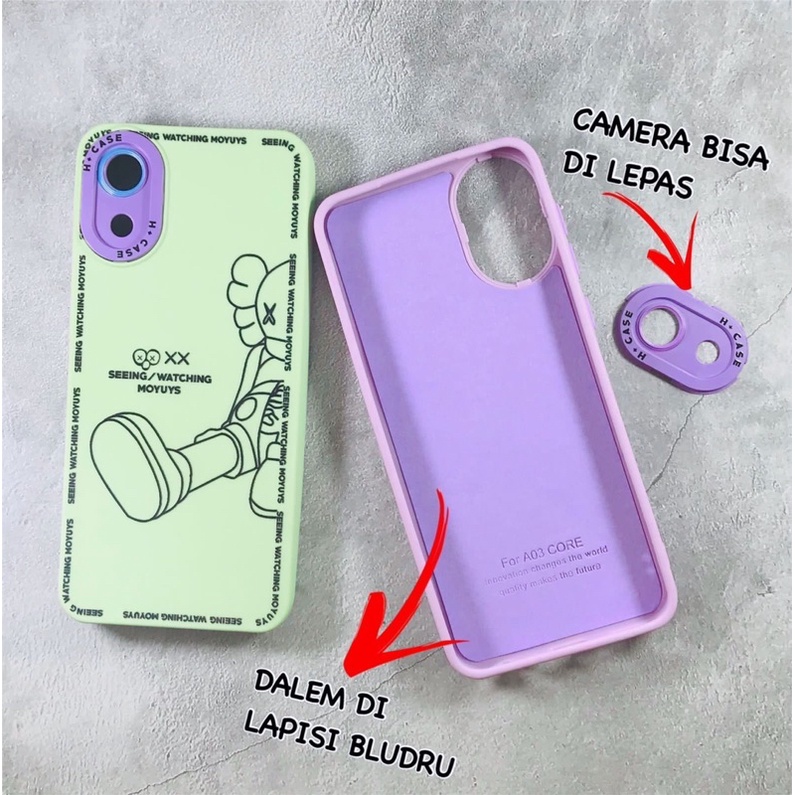 SOFTCASE RUBBER PREMIUM MACAROON MOTIF KAWS TIPE IPHONE 7/8 Plus, XR, 11