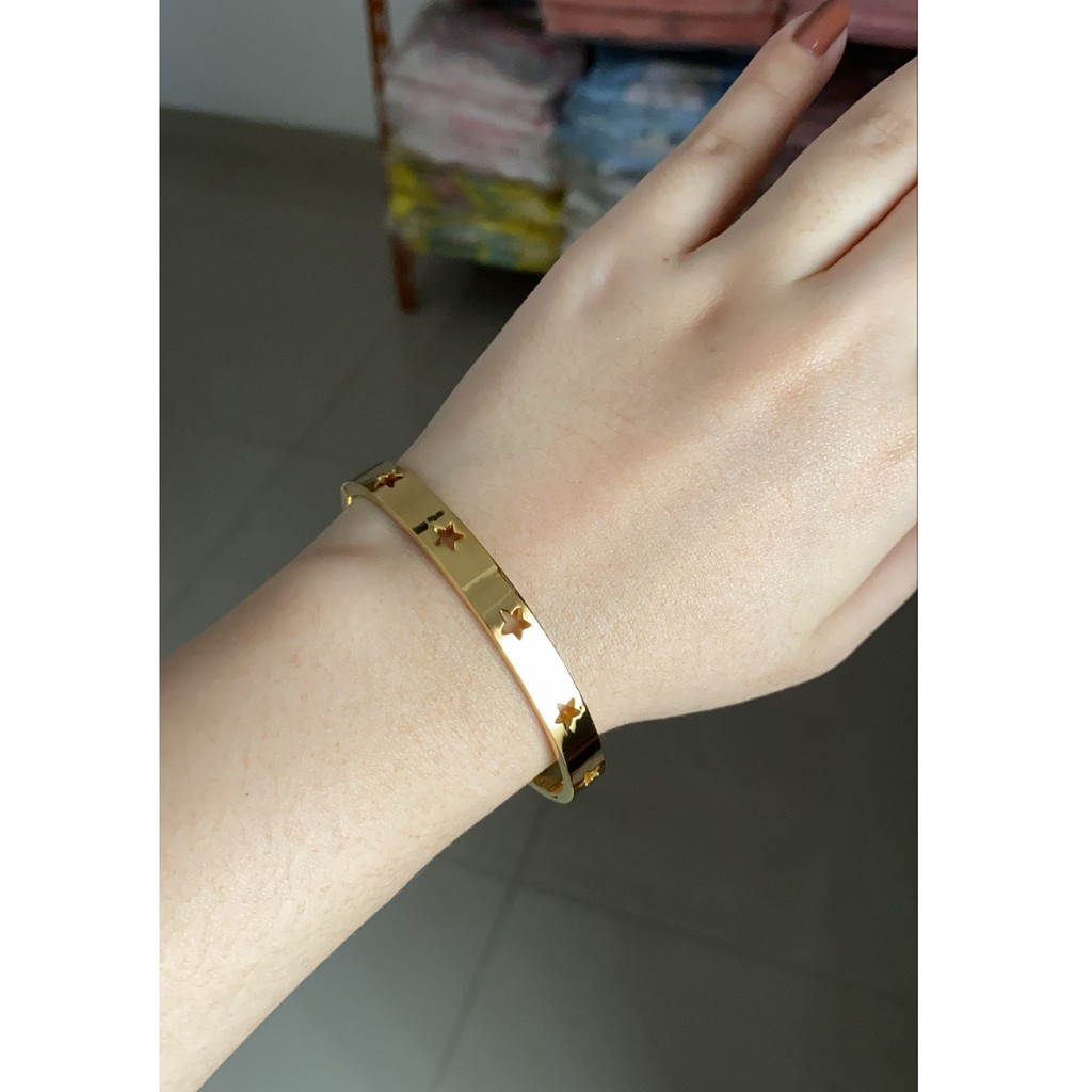 SALE / OBRAL Gelang Wanita Aksesoris Titanium Korea GK011 bangle bintang