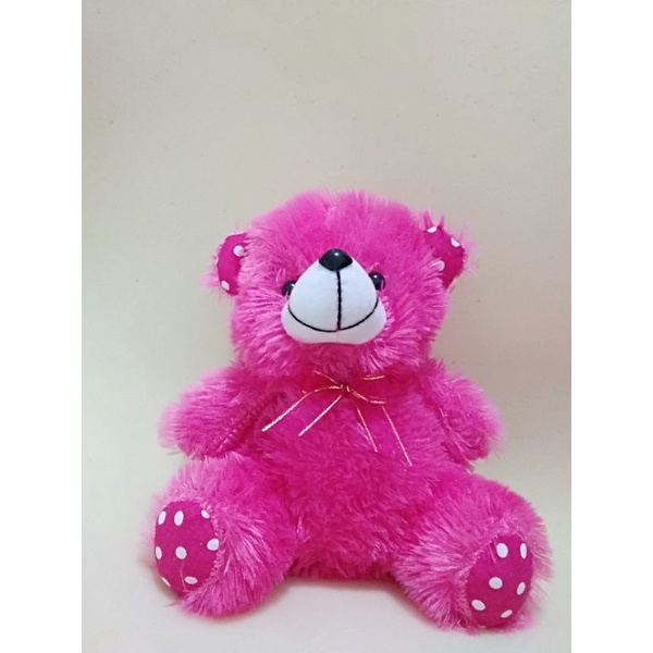 BONEKA BERUANG/ bear duduk / beruang pita 20cm