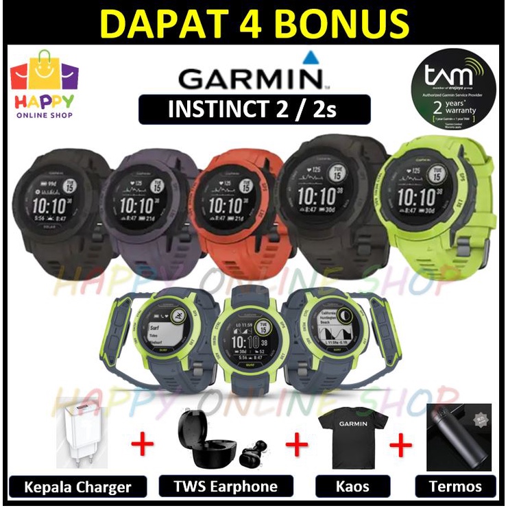 GARMIN Instinct Instinct 2 2s Instinct2 Surf Smartwatch Garansi Resmi 2 Tahun