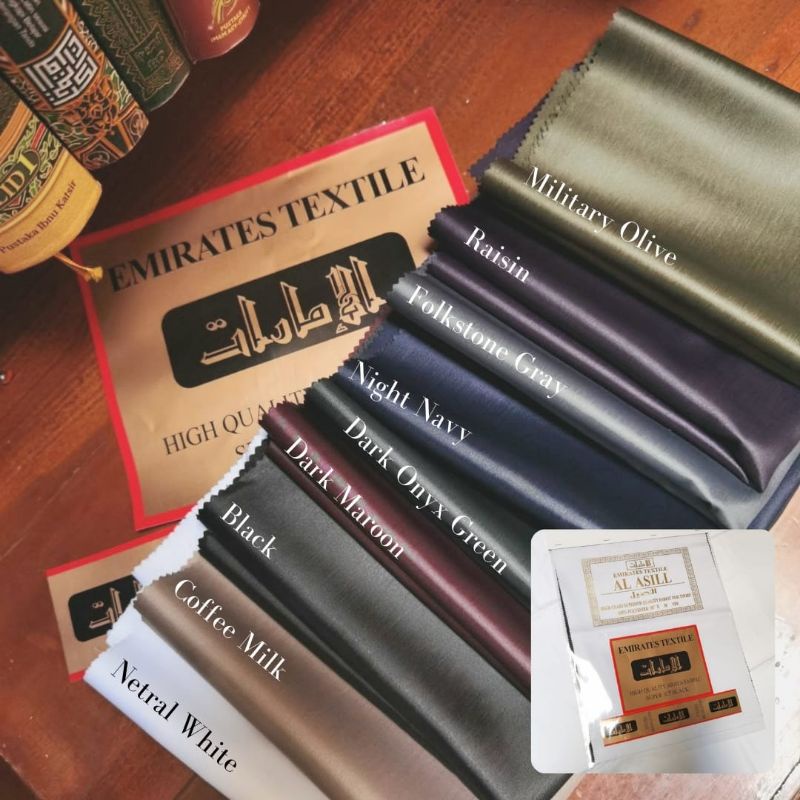 50cm Al Asill Polos Thobe Lebar Kain 147cm Emirates Textile
