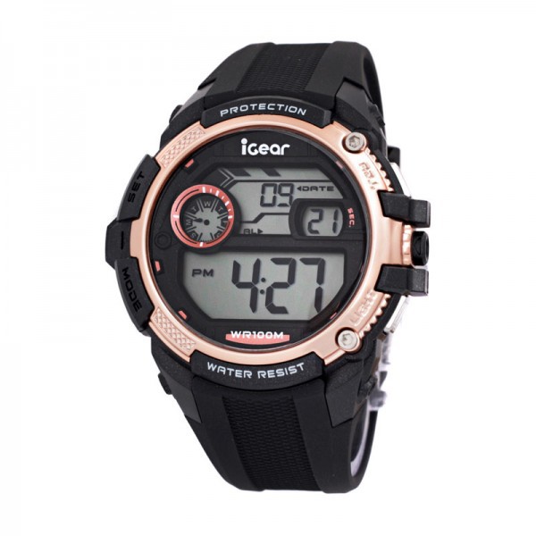 JAM TANGAN IGEAR I14-1978 - Jam Tangan Pria - Hitam-Gold