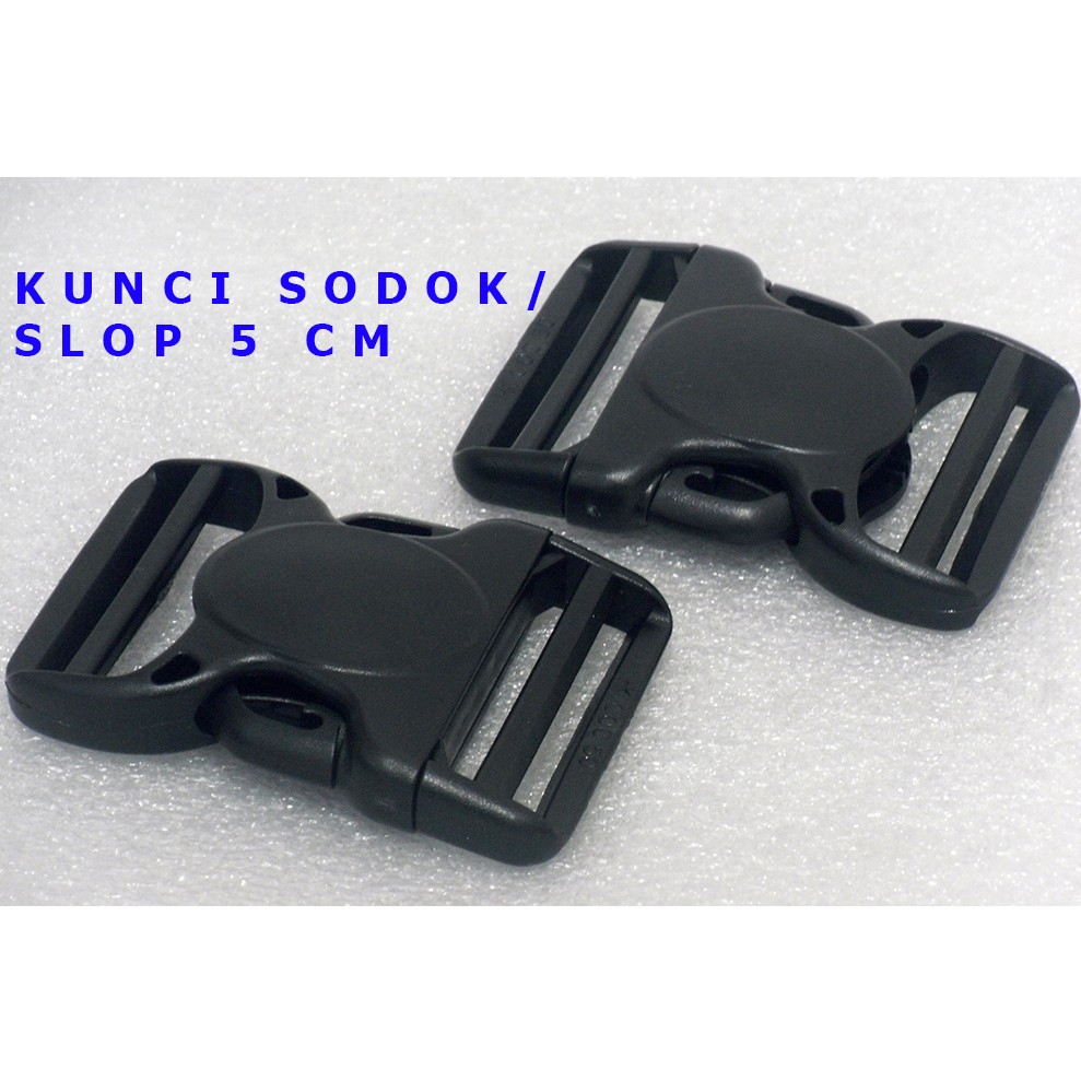 Buckle Slop/Kunci Sodok 5 cm Acetal Kuat Bagus Tebal Kokoh