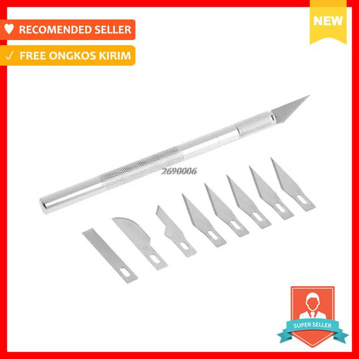 

Pisau Cutter Engraving Carving Tools Set Knife - Alat Pemotong Kertas - Art Knife