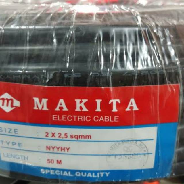 KABEL SPEAKER MAKITA 2X2.5 1 ROLL 50 METER