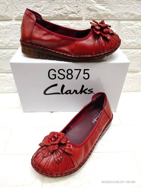 Sepatu Wanita / clarks flat / CLARKS New BUNGA 875 / SEPATU CLARKS