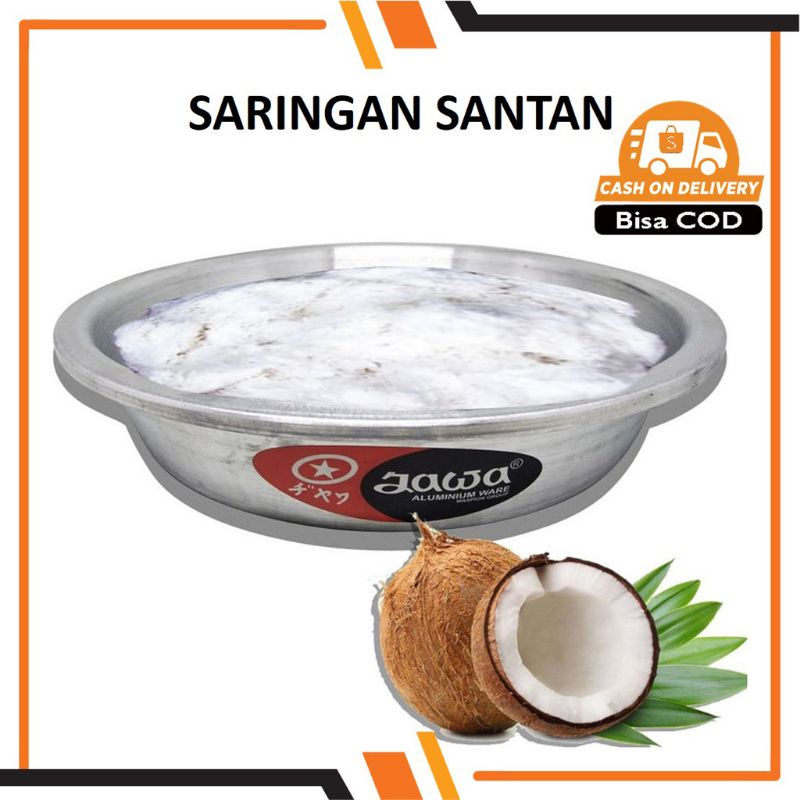SARINGAN SANTAN  KELAPA MIE MERK JAWA MASPION STAINLESS STEEL TEBAL MURAH