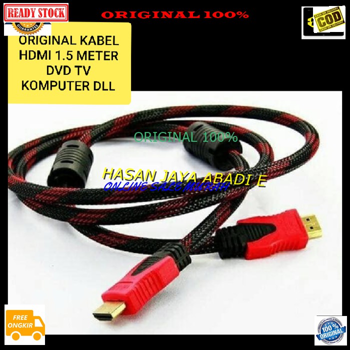 G309 Kabel hdmi 1,5 meter cable tv televisi monitor cpu komputer led cable high speed hdtv full hd hd universal multi Ps playstation panjang original G309   HDMI HDMI Panjang kabel 1,5 meter  BISA SEGALA JENIS TV ATAU MONITOR  KUAT DAN TAHAN LAMA  BERKUAL