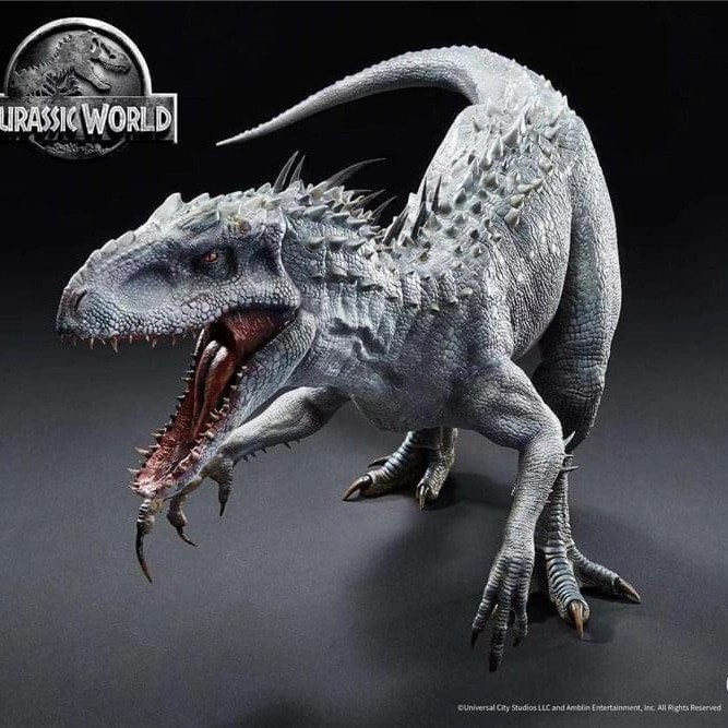 Dinosaurus W-Dragon Jurassic Park Licensed Indominus Rex 1/35 Statue