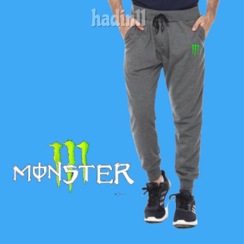 CELANA JOGER PANJANG PRIA WANITA SURFING DISTRO PREMIUM TRAINING TRENING JOGGER SWEATPANT TRACKPANTS ukuran s m l xl xxlMONSTER