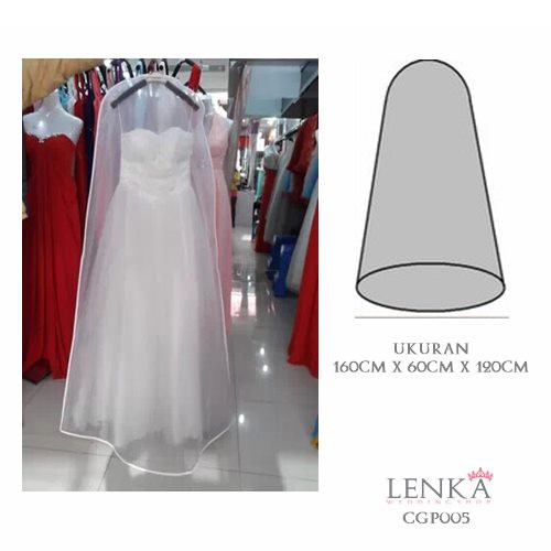 [BISA COD] PLASTIK PENYIMPANAN DRESS PESTA PERNIKAHAN PENGANTIN CGP005