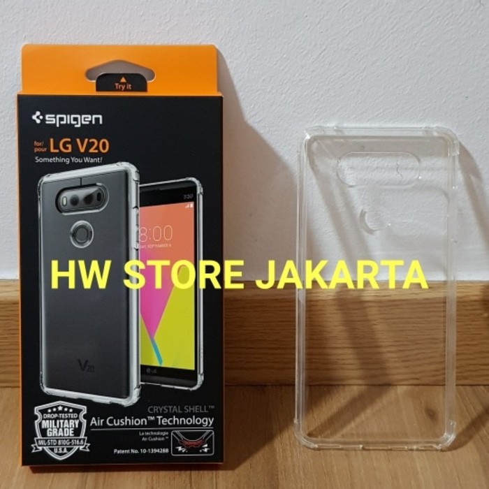 ORIGINAL SPIGEN CRYSTAL SHELL CASE LG V20 - CRYSTAL VIEW
