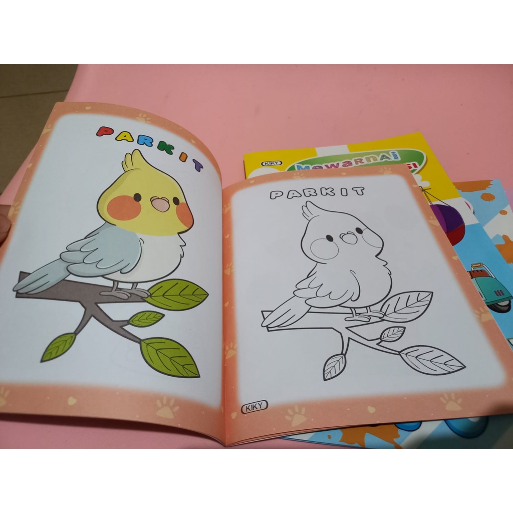 Buku Mewarnai Kiky Full Color