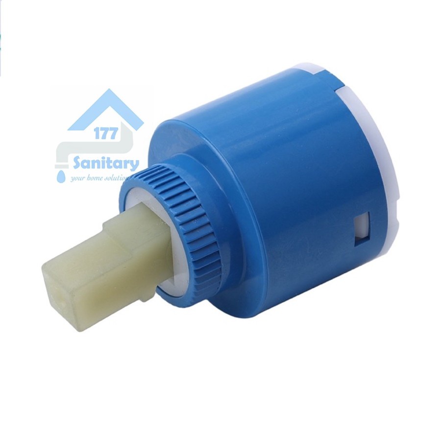 Jantung Kran Ceramic Mixer Panas Dingin 40mm - Nepel Sparepart Valve Keran air Bathtub Hot Cold PVC