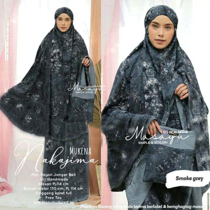 mukena katun nakajima