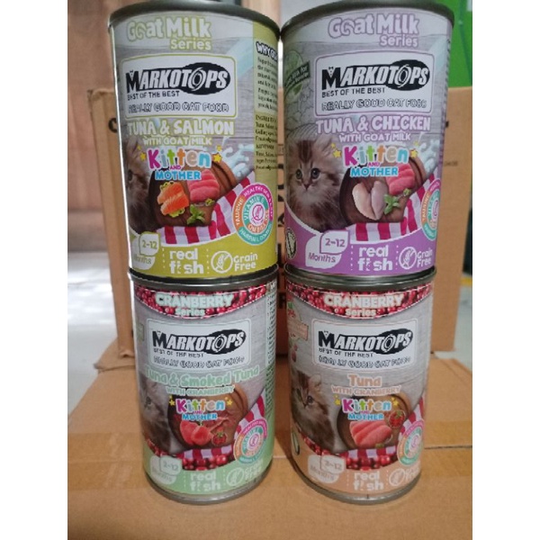 Makanan Basah Kucing Markotop Kitten Kaleng 400gr Al Varian Rasa