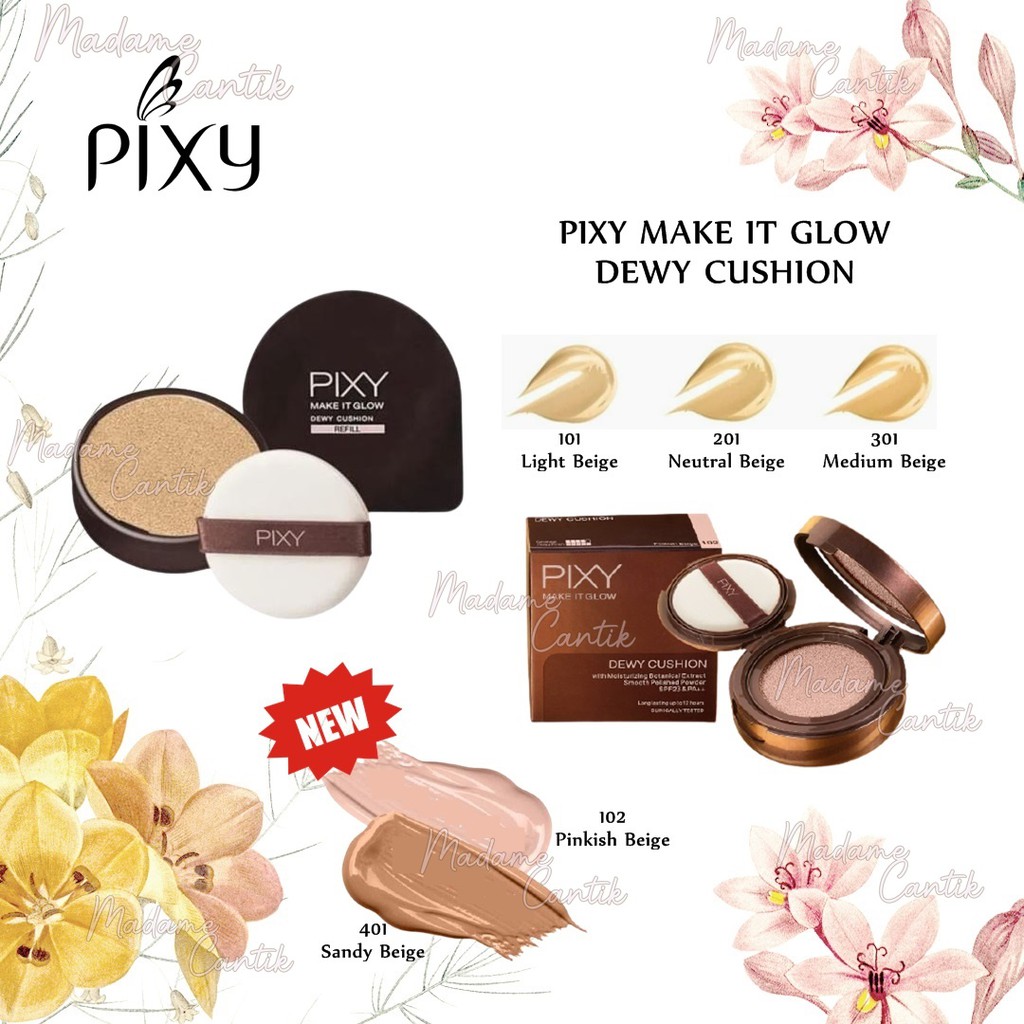 ✿ MADAME ✿ PIXY MAKE IT GLOW DEWY CUSHION - PIXY REFILL FULLSIZE