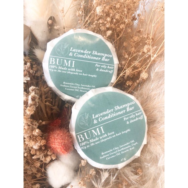 Lavender Shampoo and Conditioner Bar/Shampoo Bar/Sampo dan Kondisioner Batang/Natural Shampoo Bar/ S