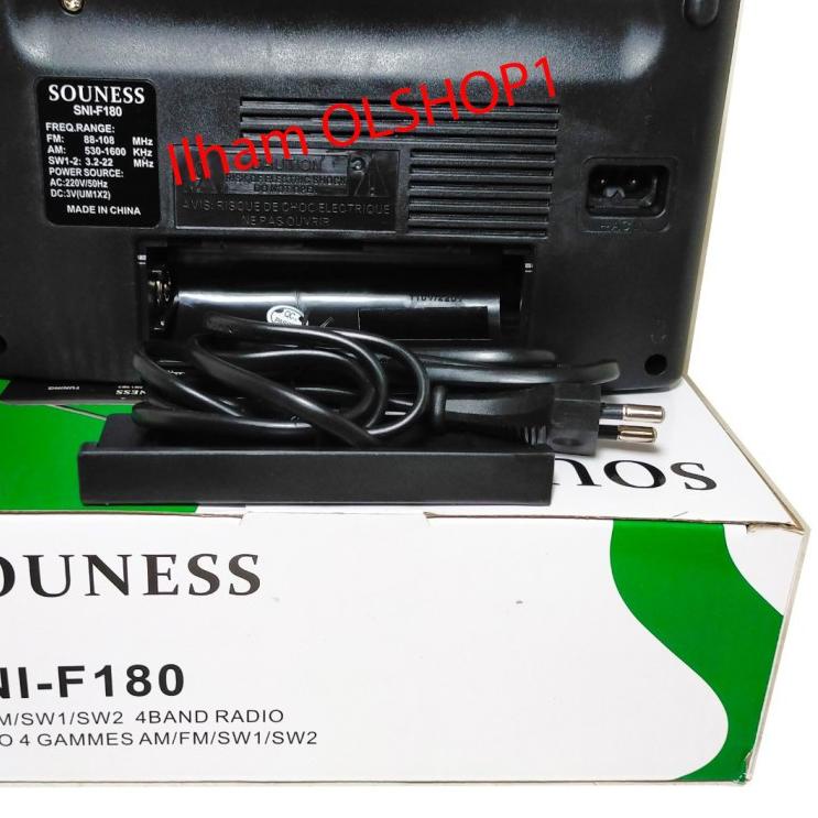 Radio Portable SOUNESS F-180 AM FM Portable Radio