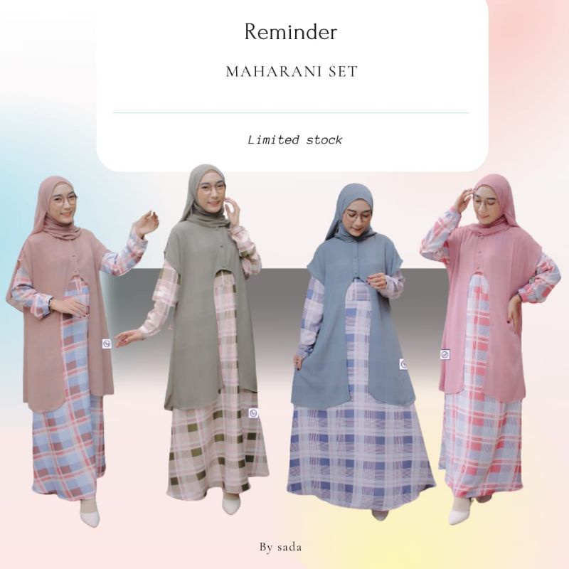 GAMIS OUTER SET (GAMIS & OUTER SAJA)