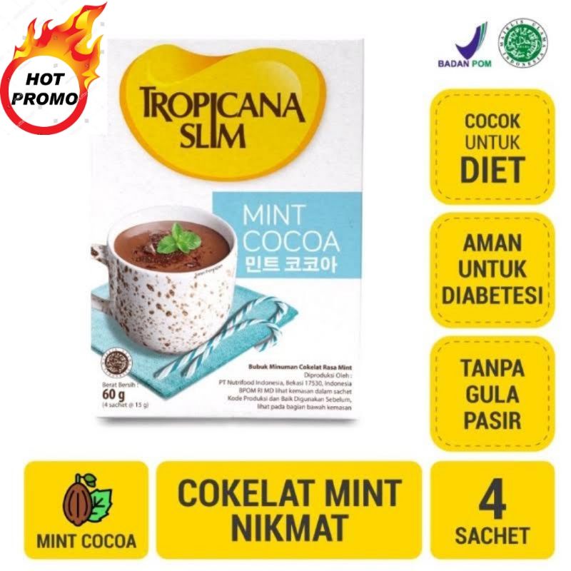 

Tropicana Slim Mint Chocoa Box 4x15gr