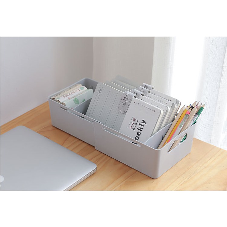 Organizer Box Storage Adjustable Kotak Penyimpanan Sekat Tarik Praktis Kreatif Multifungsi