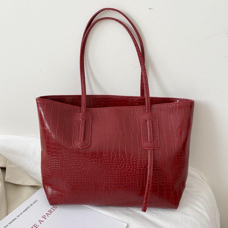 Totebag import /tas croco fashion wanita simple #B003