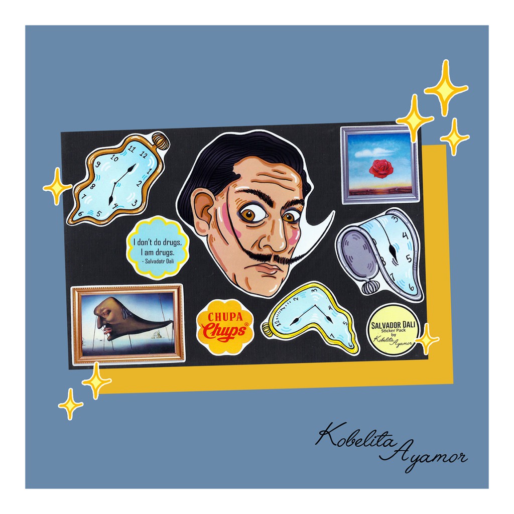 Sticker Pack Salvador Dali
