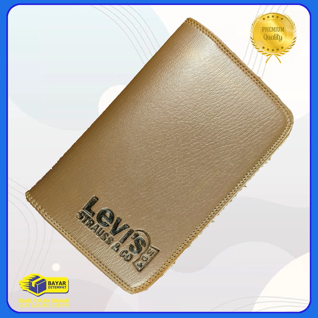 [LEVIS] Dompet Pria Original sintetik panjang 3/4 distro Exclusive Branded