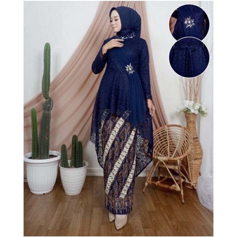 SET KEBAYA LESTY/KEBAYA BROKAT/KEBAYA MODERN/KEBAYA REMAJA