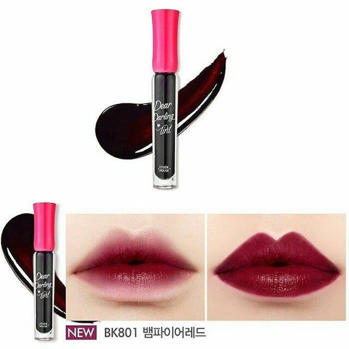 Terbaru Etude Dear Darling Water Gel Tint Bk801 Vampire Red Promo
