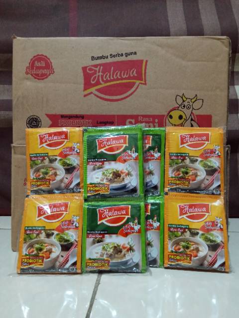 

Penyedap rasa NON MSG Halawa (24 sachet)