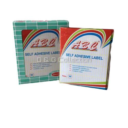 

LABEL ABC 99 / STIKER LABEL / SELF ADHESIVE/ LABEL UNDANGAN