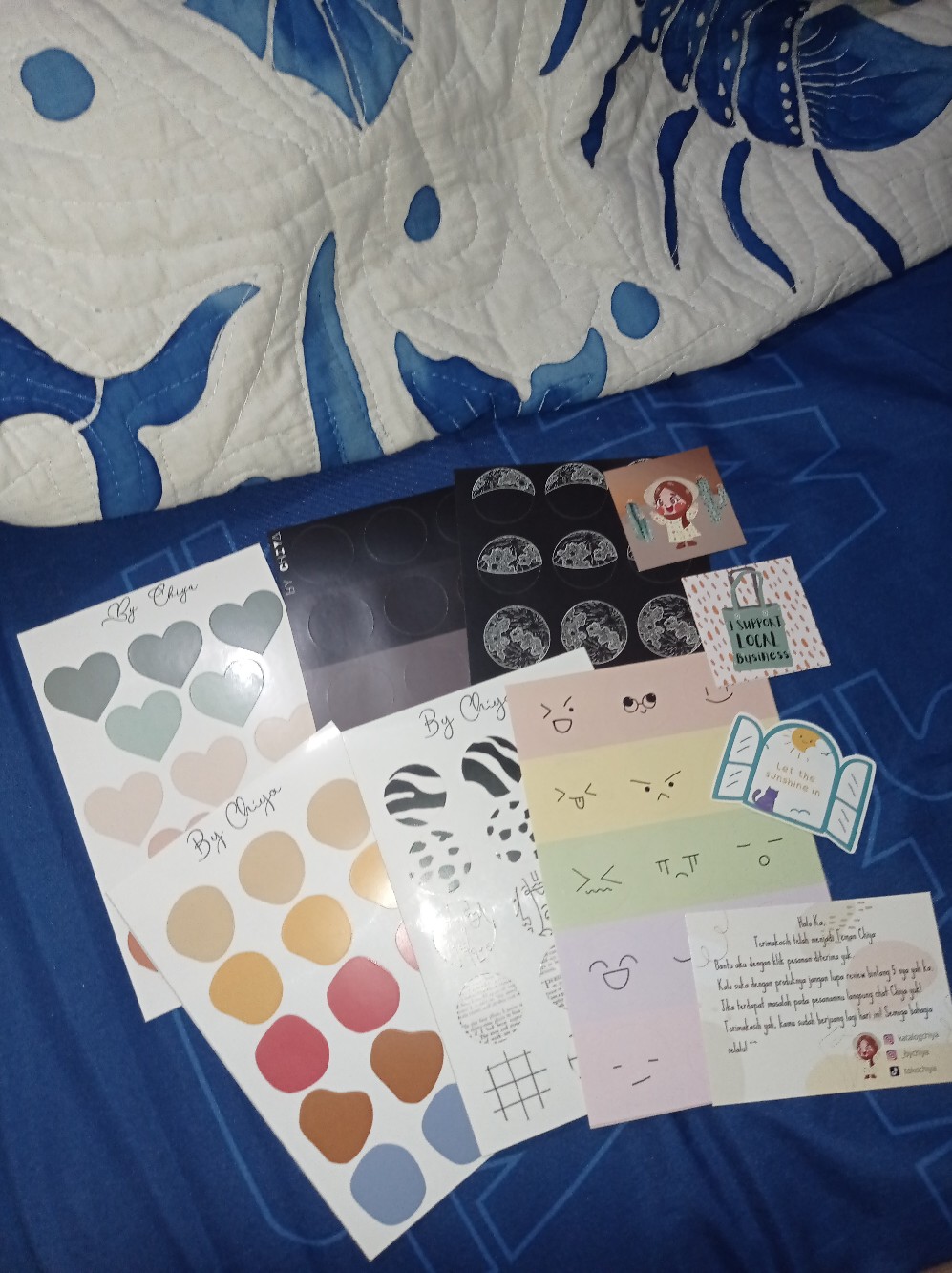 Sticker Bentuk Hati Heart Sticker