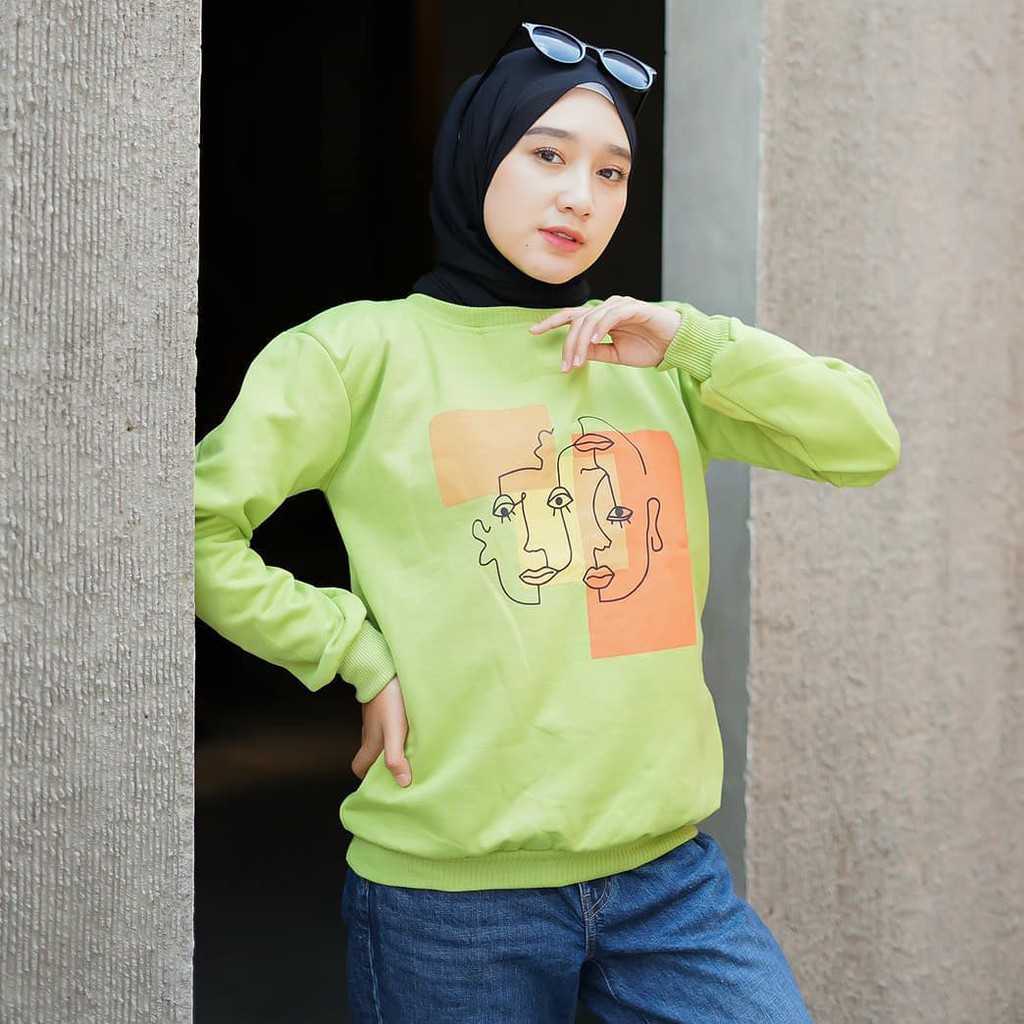 Crewneck Wanita AESTHETIC / Sweater Wanita AESTHETIC