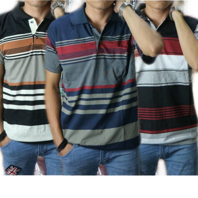  OVERSIZE  XL Size Kaos Polo Shirt Kerah Baju  Pria  Cowok 