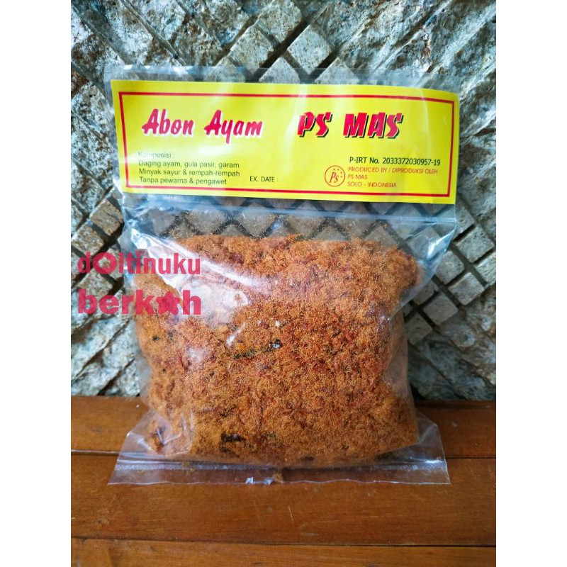 

ABON AYAM PS MAS RASA MANIS 100 GRAM