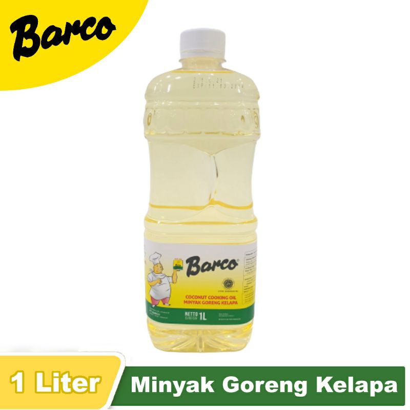 

Minyak goreng kelapa - Coconut cooking oil Barco - botol 1 liter