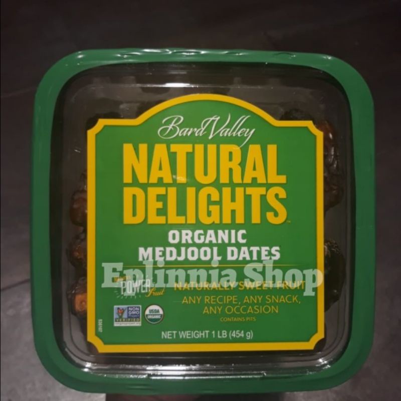 

Natural Delights Organic Fresh Medjool Dates 454 gr - Kurma Medjool Organik USA