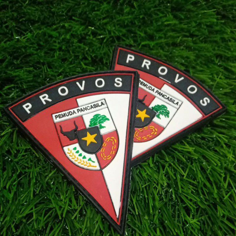 patcruber logo provos pemuda Pancasila tempelan karet velcro