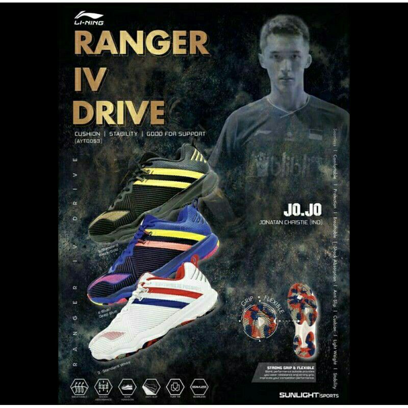 SEPATU BADMINTON LINING RANGER JOJO IV TD