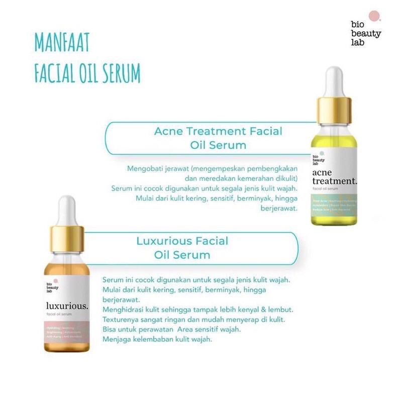 BPOM Bio Beauty Lab Luxurious Acne Treatment Facial Oil Serum Potent-C 5ml 10ml 20ml Serum Glowing Serum Jerawat Essence Phyto Potent C Serum Biobeautylab